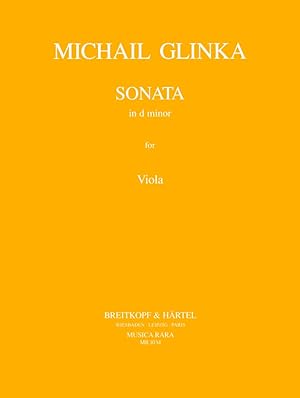 Bild des Verkufers fr Sonata d minor for viola and piano zum Verkauf von moluna