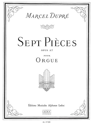 Seller image for 7 pices op.27 pour orgue for sale by moluna