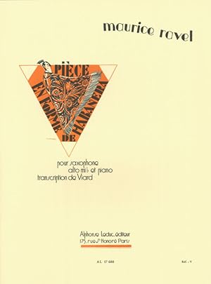 Seller image for Pice en forme de Habanera pour saxophone et piano for sale by moluna