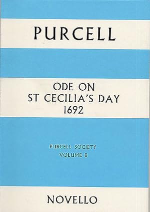 Imagen del vendedor de The Works of Henry Purcell vol.8 Ode on St. Cecilia\ s Day a la venta por moluna