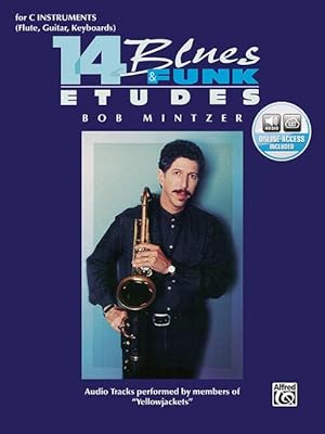 Seller image for 14 Blues and Funk Etudes (+ 2 CD\ s): for C instruments (flute, guitar, keyboard) for sale by moluna