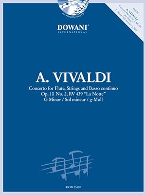 Bild des Verk�ufers f�r La Notte g-Moll op.10,2 RV439 (+CD) Konzert f�r Floete, Streicher und Bc. Floete und Klavier zum Verkauf von moluna