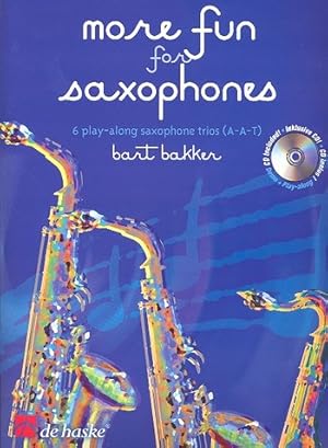 Image du vendeur pour More Fun for Saxophones (+CD) for 3 saxophones (AAT) score and parts mis en vente par moluna