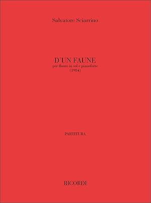 Seller image for D\'un faune per flauto in sol e pianoforte for sale by moluna