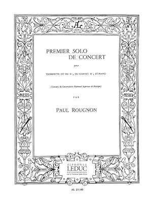 Seller image for Premier solo de concert pour trompette ut ou sib ou cornet sib et piano for sale by moluna