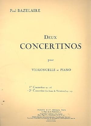 Bild des Verkufers fr Concertino no.2 op.127 pour violoncelle et piano zum Verkauf von moluna