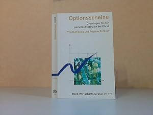 Image du vendeur pour Optionsscheine. Grundlagen fr den gezielten Einsatz an der Brse Beck-Wirtschaftsberater mis en vente par Andrea Ardelt