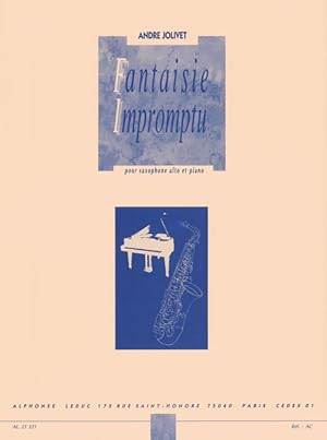 Bild des Verkufers fr Fantaisie-Impromptu pour saxophone alto et piano zum Verkauf von moluna