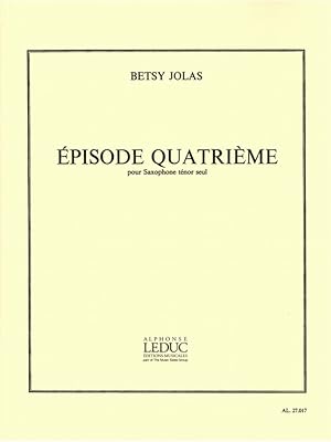 Imagen del vendedor de Episode quatri�me pour saxophone tenor seul a la venta por moluna