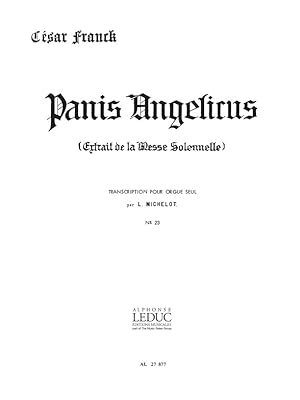 Seller image for Panis angelicus, extrait de la messe solennelle pour orgue for sale by moluna