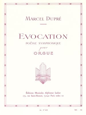 Bild des Verkufers fr Evocation Pome symphonique op.37 pour orgue zum Verkauf von moluna