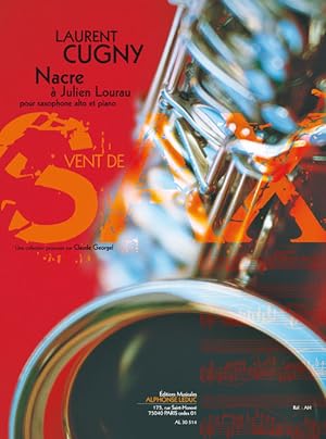 Image du vendeur pour Nacre  Julien Lourau pour saxophone alto et piano mis en vente par moluna