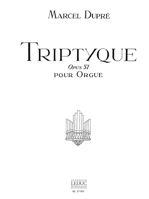 Bild des Verkufers fr Triptyque op.51 pour orgue zum Verkauf von moluna