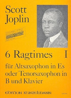 Bild des Verkufers fr 6 Ragtimes fr Altsaxophon in Es oder Tenorsaxophon in B und Klavier zum Verkauf von moluna