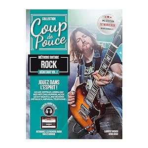 Seller image for Dbutant guitare Rock vol.2 (+CD) Collection Coup de Pouce for sale by moluna