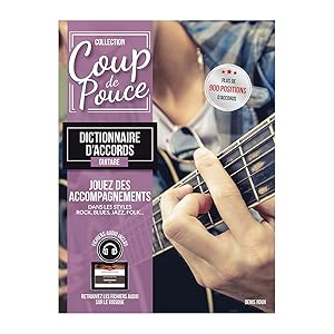 Seller image for Dictionnaire d\ accords pour guitare (+CD) Collection Coup de Pouce for sale by moluna