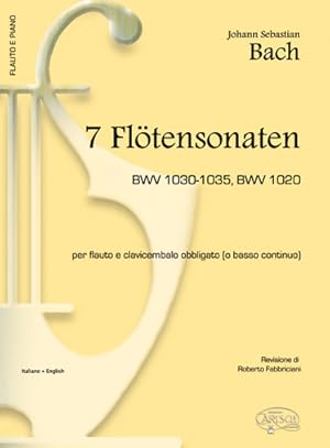 Immagine del venditore per 7 Floetensonaten BWV1030-1035, BWV1020 per flaute e clavicembalo obbligato o bc venduto da moluna