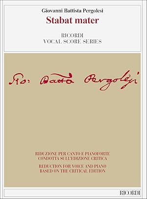 Bild des Verkufers fr Stabat mater for female chorus and string orchestra vocal score (la) zum Verkauf von moluna