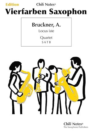 Seller image for Locus iste f ¼r 4 Saxophone (SATBar) Partitur und Stimmen for sale by moluna