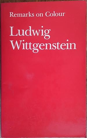 Bild des Verkufers fr Remarks on Colour [Bemerkungen Uber Die Farben] (English and German Edition) zum Verkauf von The Book House, Inc.  - St. Louis