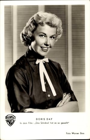 Bild des Verkufers fr Ansichtskarte / Postkarte Schauspielerin Doris Day, Portrait, Das Schicksal hat es so gewollt, Warner Brothers zum Verkauf von akpool GmbH