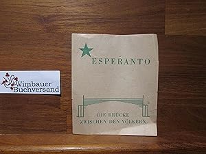 Immagine del venditore per [Prospekt:] Esperanto : Die Brcke zwischen den Vlkern venduto da Antiquariat im Kaiserviertel | Wimbauer Buchversand