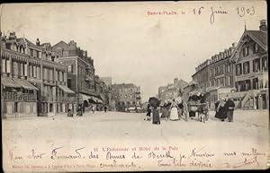 Image du vendeur pour Ansichtskarte / Postkarte Berck Plage Pas de Calais, L'Entonnoir, Hotel de la Paix mis en vente par akpool GmbH