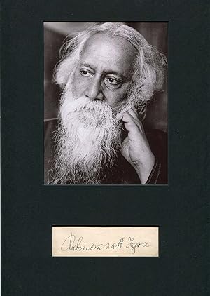 Rabindranath Tagore Autograph | signed cards / album pages