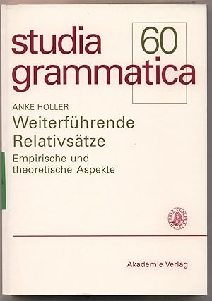 Seller image for Weiterfhrende Relativstze Empirische und theoretische Aspekte for sale by avelibro OHG