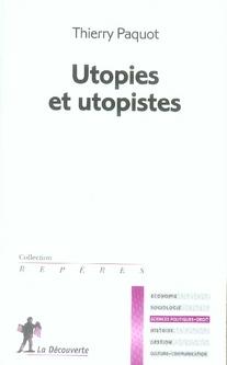 Image du vendeur pour Utopies et utopistes mis en vente par Chapitre.com : livres et presse ancienne