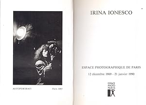 Irina IONESCO. Espace Photographique de Paris 12 décembre 1989 - 21 janvier 1990.