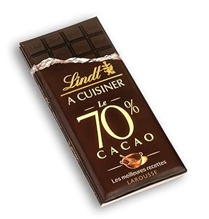 Lindt à cuisiner ; le 70 % cacao ; les meilleures recettes