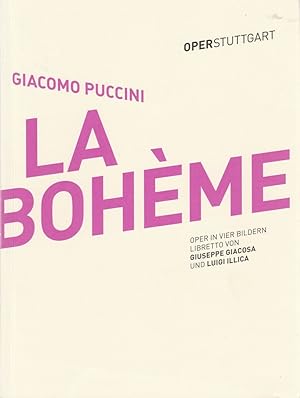 Bild des Verkufers fr Programmheft Giacomo Puccini LA BOHEME Premiere 30. Mai 2014 Spielzeit 2013 / 2014 zum Verkauf von Programmhefte24 Schauspiel und Musiktheater der letzten 150 Jahre