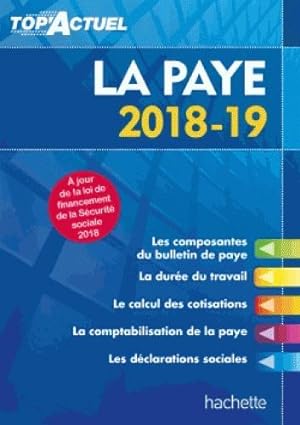 top'actuel ; la paye (édition 2018/2019)