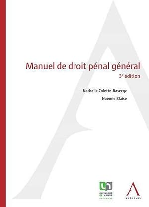 manuel de droit pénal général (3e édition)