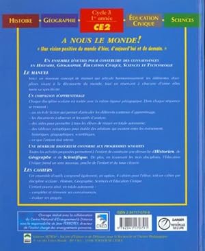 A nous le monde ! CE2, cycle 3, 1re année