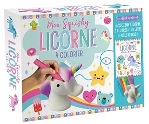 mon squishy licorne à colorier