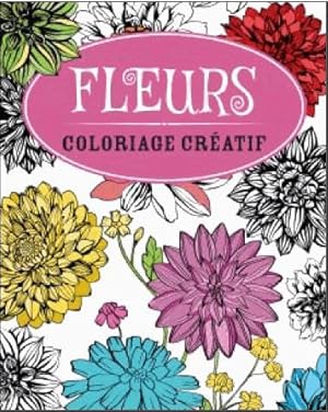 coloriage créatif ; fleurs