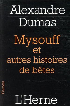 Immagine del venditore per Mysouff, et autres histoires de btes venduto da Chapitre.com : livres et presse ancienne