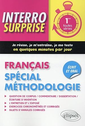 francais - premiere. special methodologie