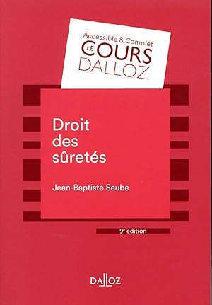 droit des sûretés (9e édition)