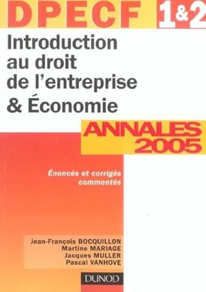 Introduction au droit de l'entreprise & économie