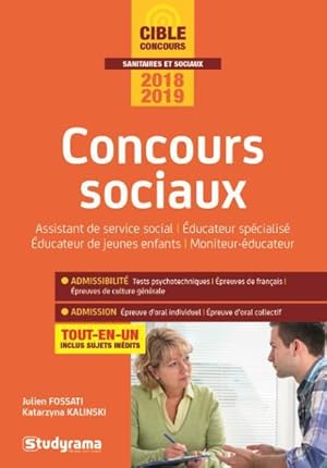 concours sociaux ; assistant de service social, éducateur spécialisé, éducateur de jeunes enfants...