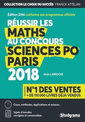 réussir les maths au concours Sciences Po Paris (édition 2018)