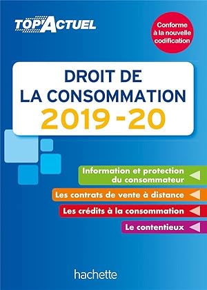 top'actuel ; droit de la consommation (édition 2019/2020)