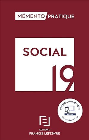 Mémento pratique : social (édition 2019)