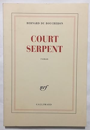 Imagen del vendedor de Court serpent a la venta por librairie philippe arnaiz