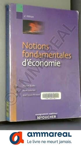 Seller image for Notions fondamentales d conomie for sale by Ammareal
