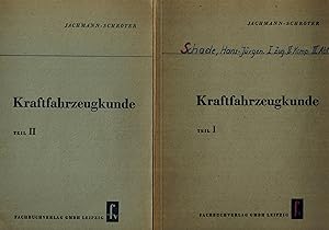 Imagen del vendedor de 2 Bnde Kraftfahrzeugkunde, Teil 1 und 2 a la venta por Antiquariat Kastanienhof
