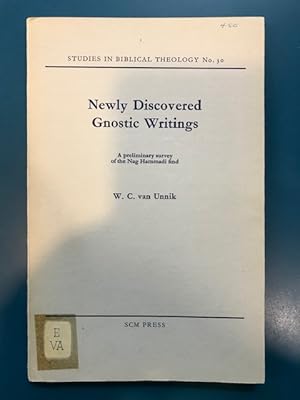 Bild des Verkufers fr Newly Discovered Gnostic Writings (Studies in Biblical Theology) zum Verkauf von Regent College Bookstore